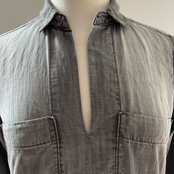 CLOTH & STONE | GREY WASHED PULLOVER - Picture 3 of 9